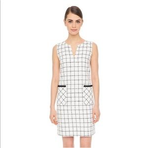 NWT Karl Largerfield black strip dress sz2